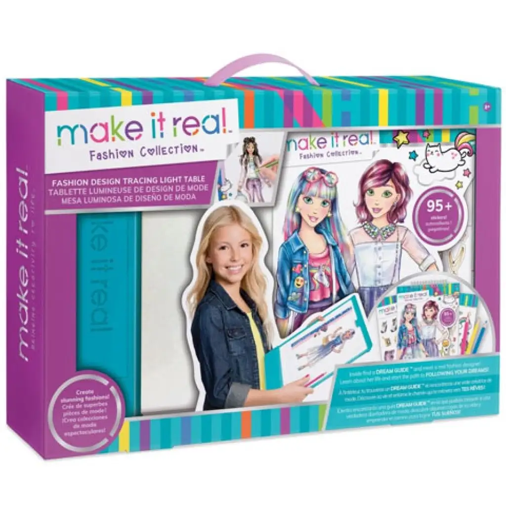Make it Real: Set da stilista mega con tavola luminosa e accessori