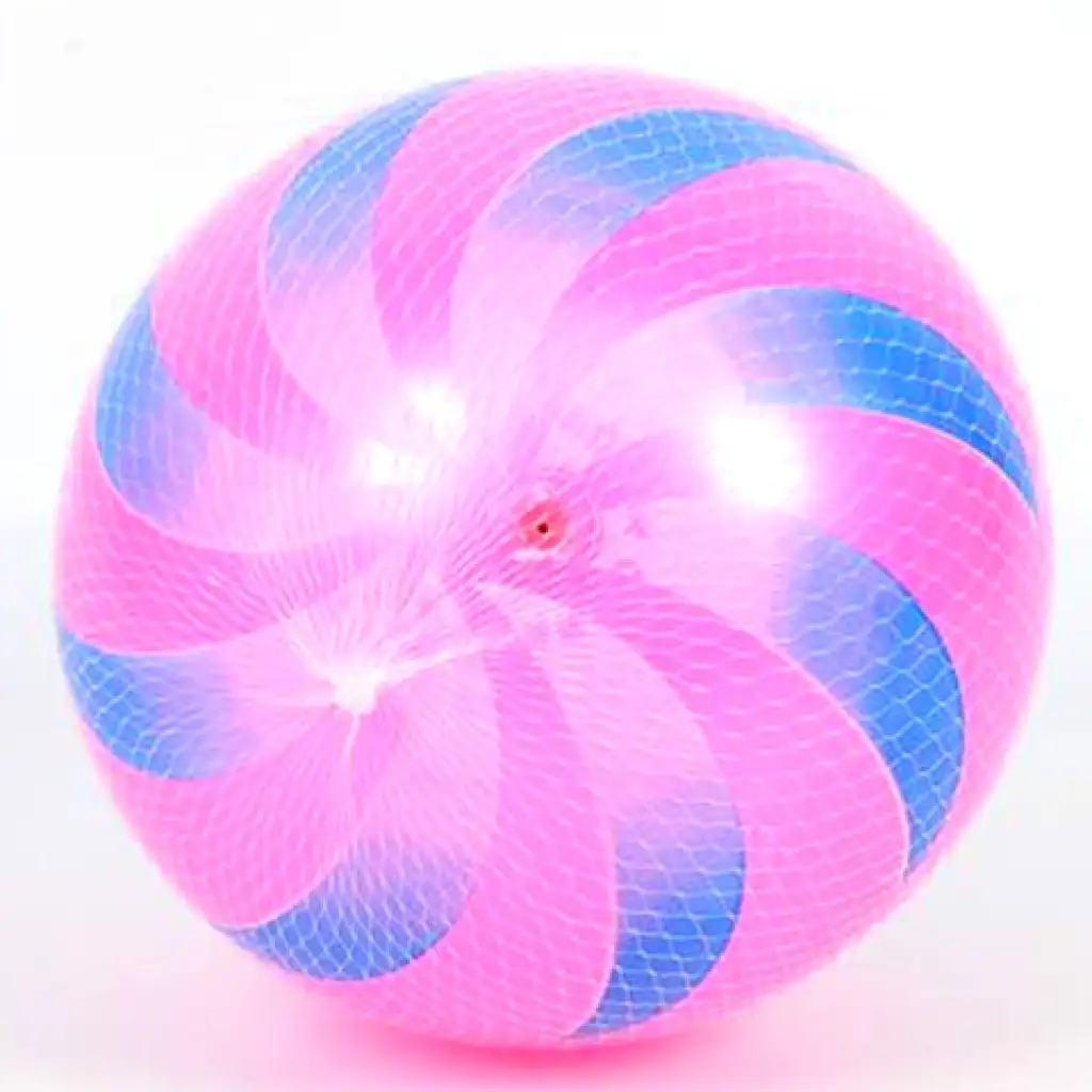 Palla di gomma decorata da 23 cm in vari colori