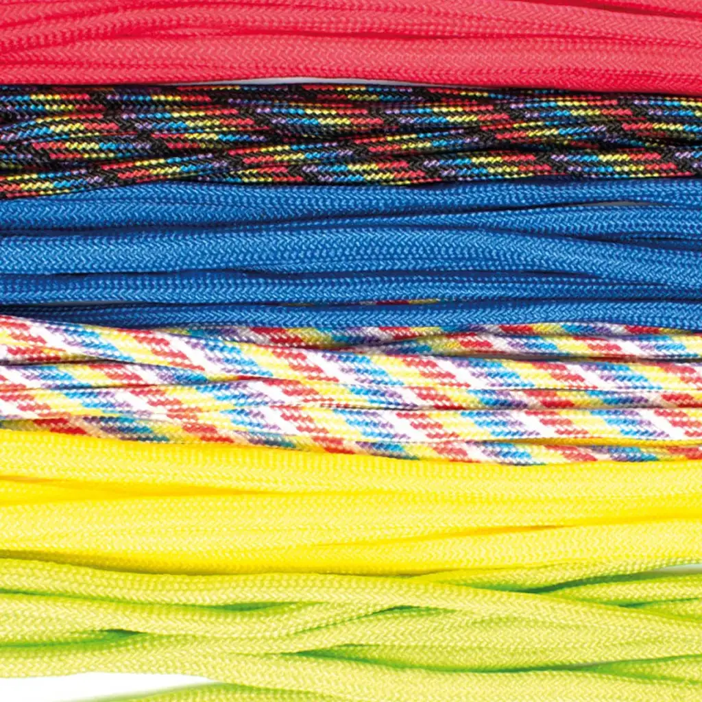 Playbox: Set di corde colorate per nodi – 3,4 mm, 6 x 2,6 m