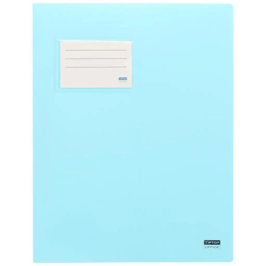 Spirit: Classificatore ad anelli con portacarte colore pastello blu formato A4