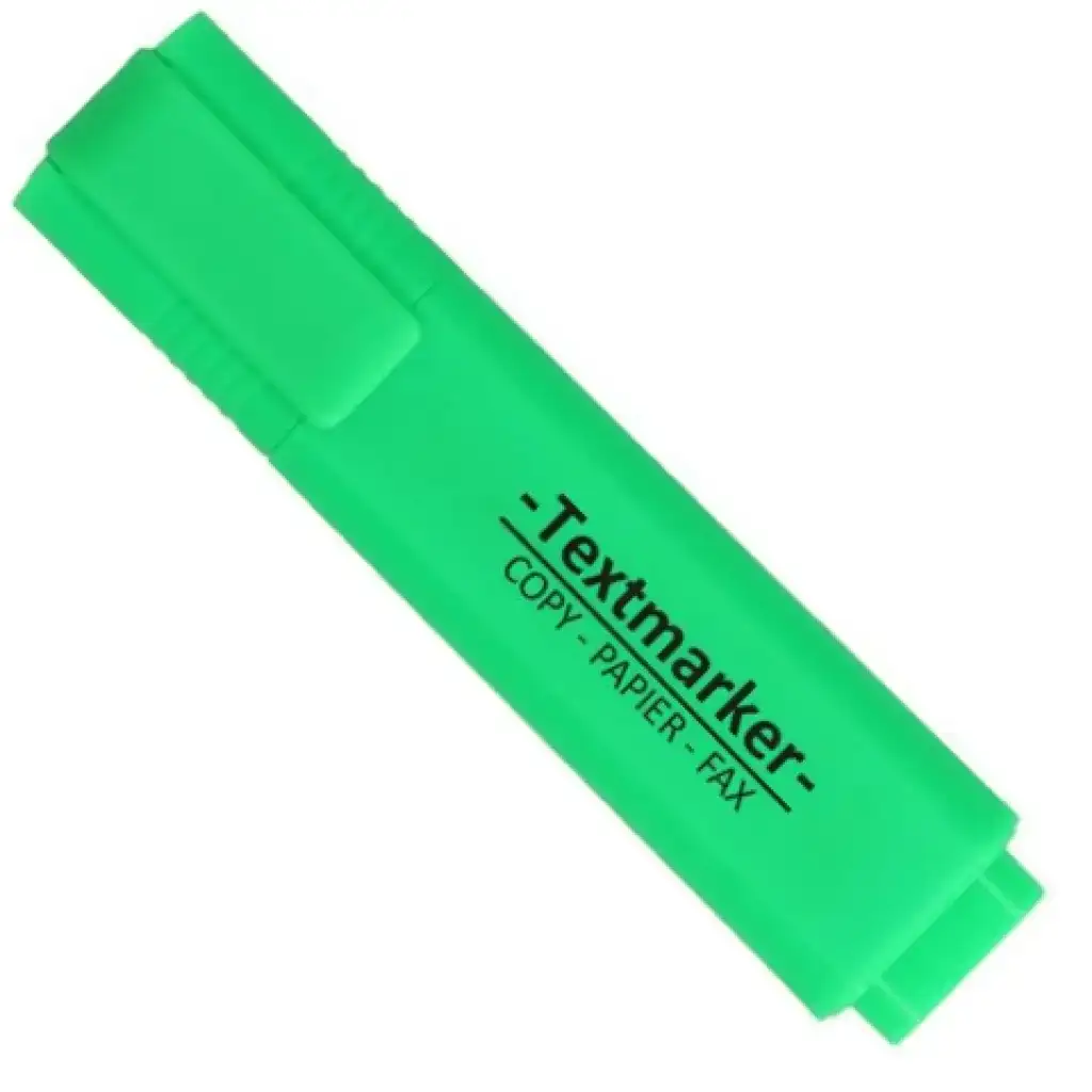 Spirit: Evidenziatore verde neon con punta tagliata da 1-4 mm
