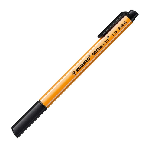 Stabilo: penna roller GREENpoint 0,8 mm colore nero