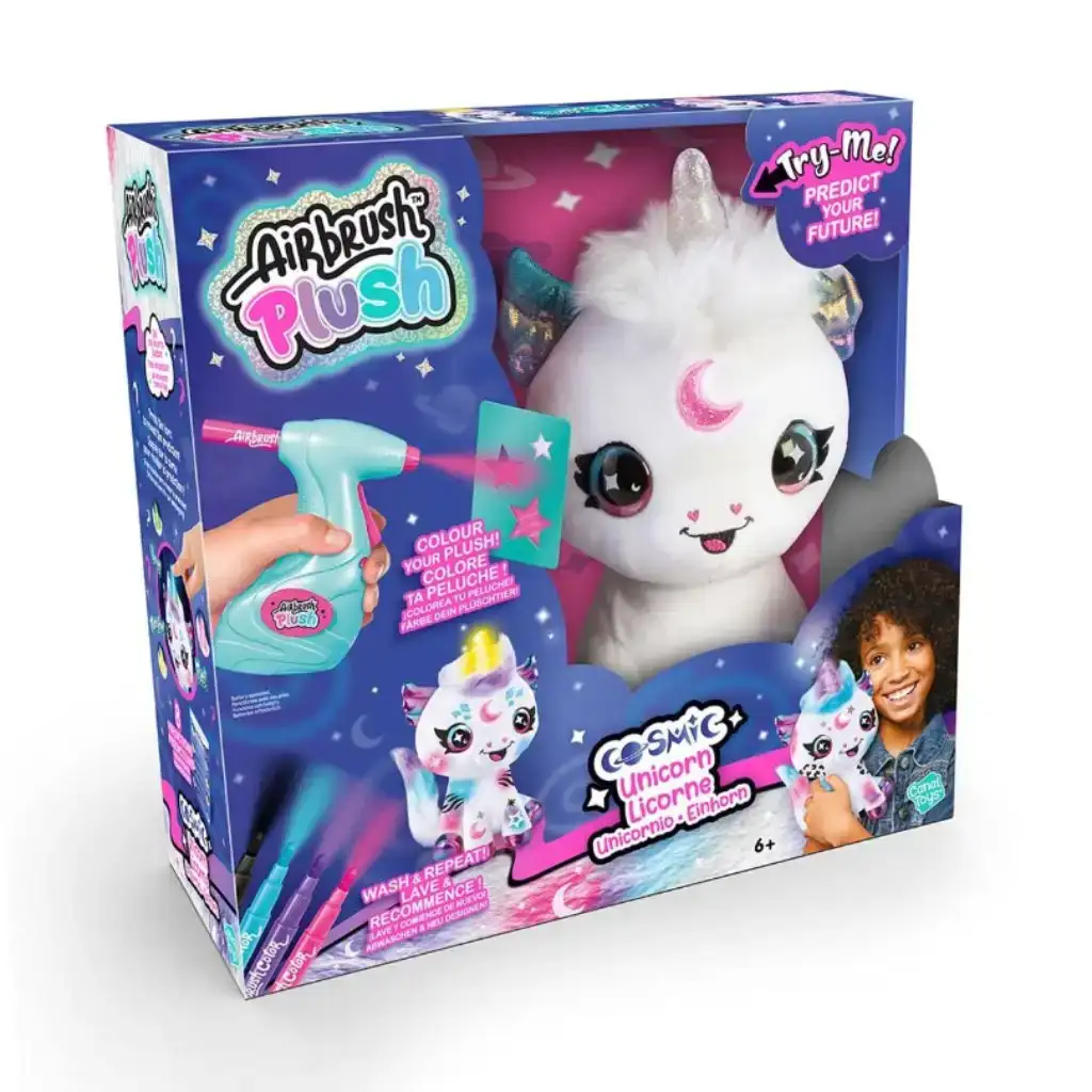 Style 4 Ever peluche colorabile unicorno cosmico con luci