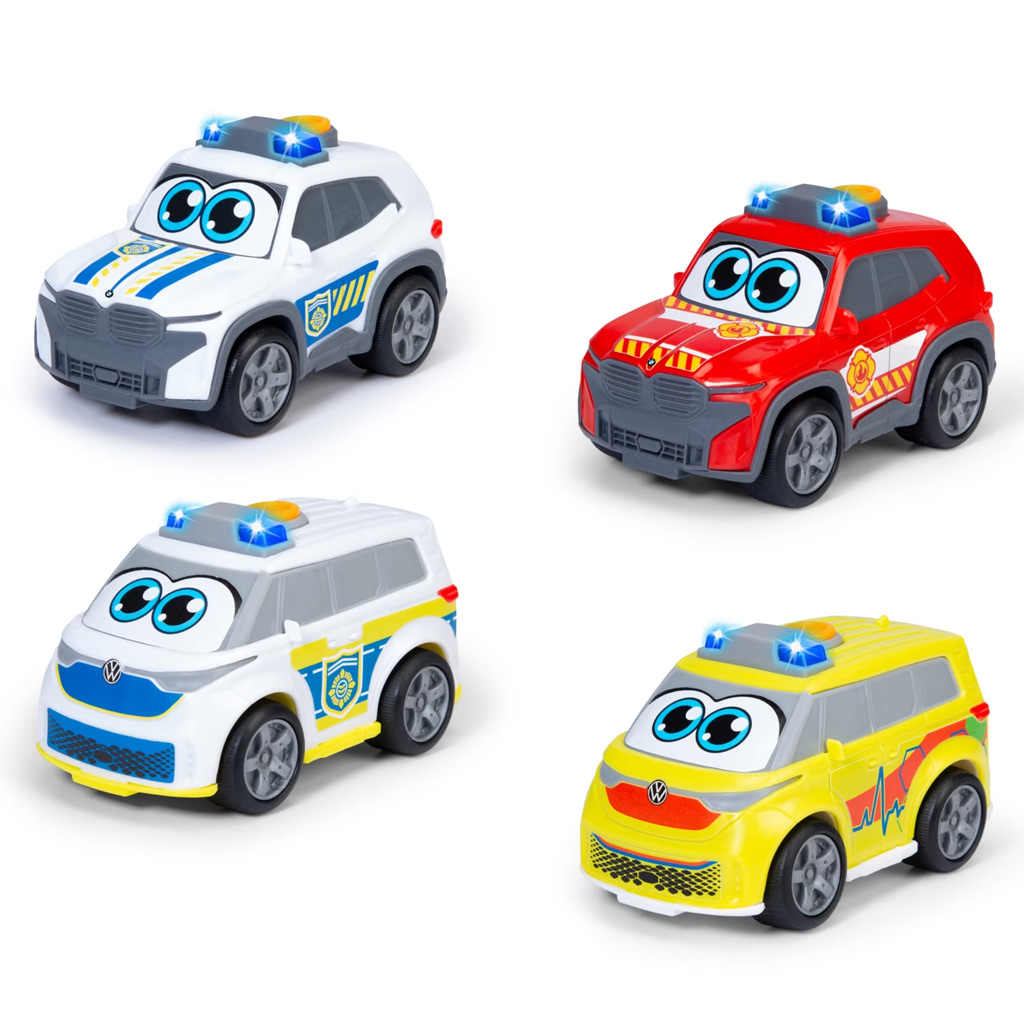 ABC Emergency Team macchina giocattolo con luci e suoni, assortita, 1 pz - Dickie Toys immagine 2