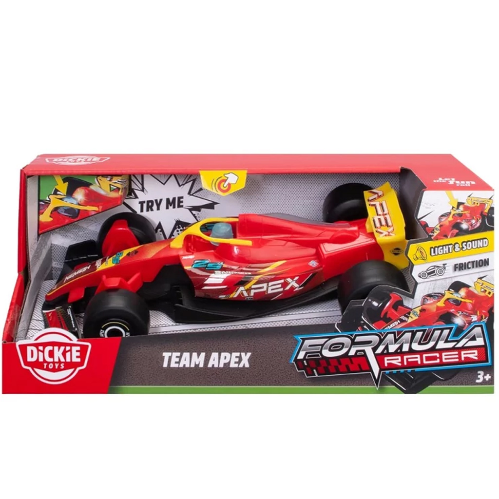 Auto da corsa Formula Racer Team APEX con luci e suoni - Dickie Toys immagine 1