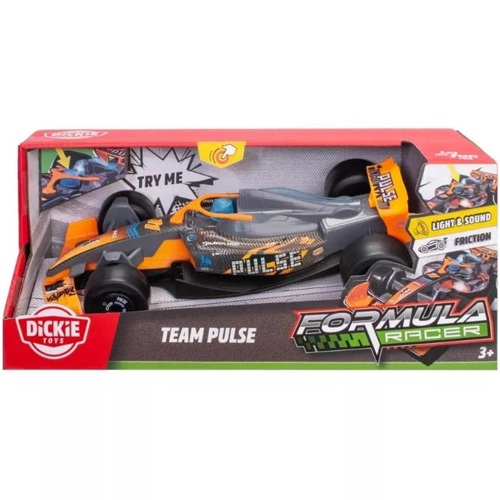 Auto da corsa Formula Racer Team PULSE con luci e suoni - Dickie Toys immagine 1