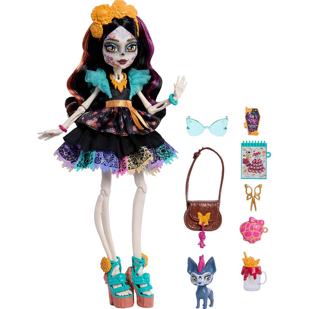 Monster High Skelita Calaveras bambola con accessori - Mattel immagine 2