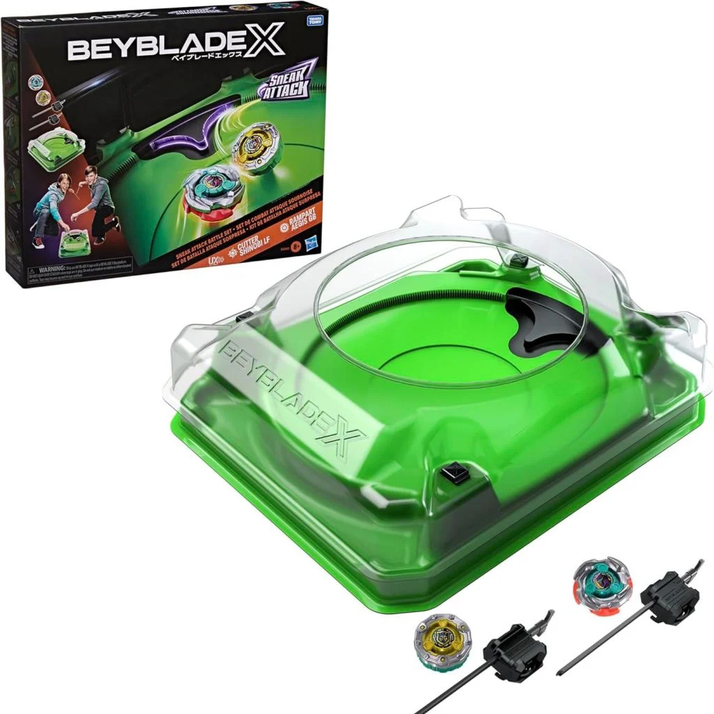 Beyblade X arena da battaglia attacco a sorpresa con 2 trottole - Hasbro