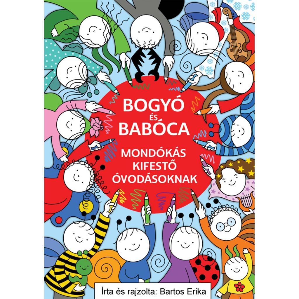 Bogyó e Babóca libro da colorare con filastrocche per bambini - Pagony immagine 1