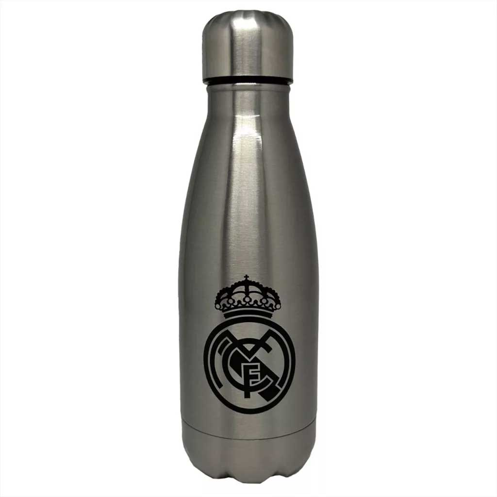 Borraccia in acciaio inossidabile Real Madrid color argento 550ml immagine 1