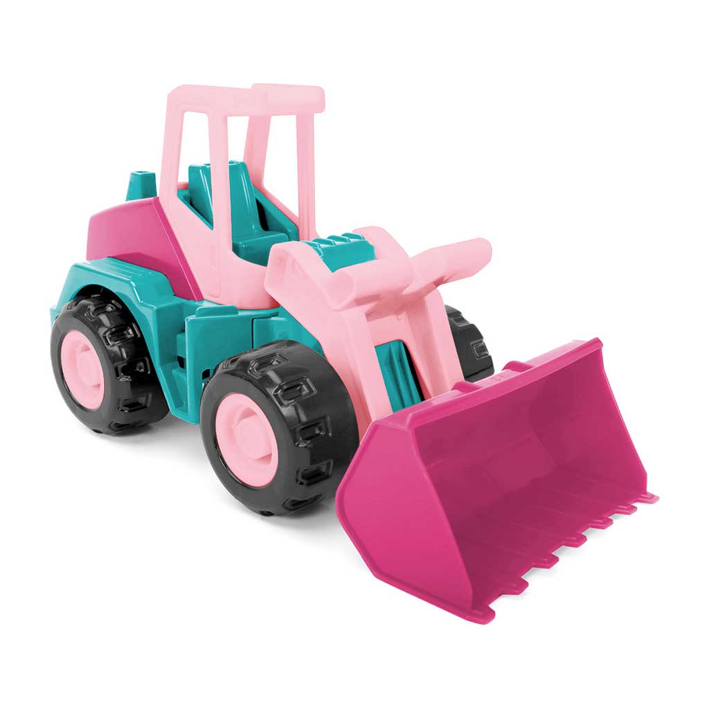 Camion Tecnologico escavatore rosa 27cm - Wader immagine 1
