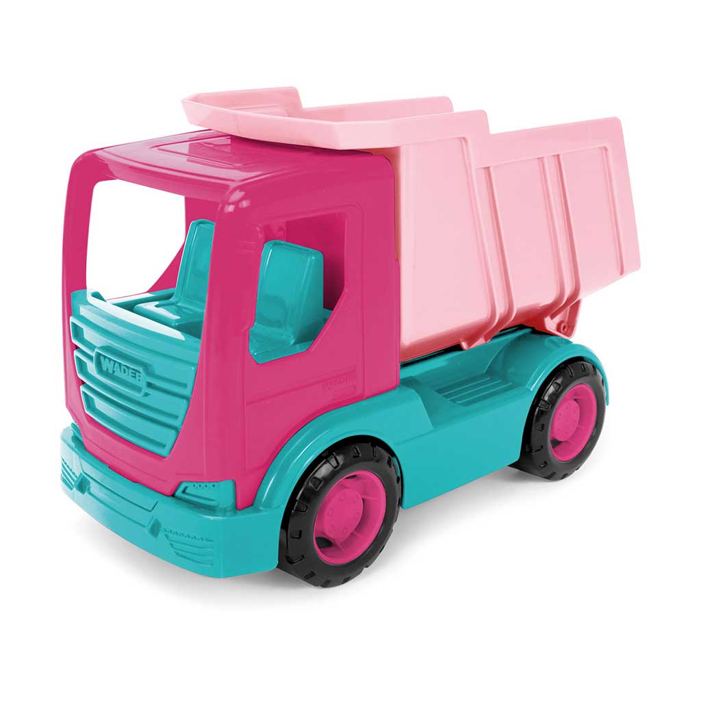 Camion Tecnologico rosa dumper 23cm - Wader immagine 1