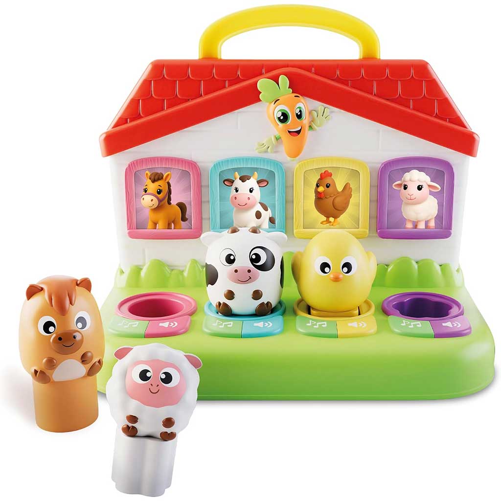 Carotina Baby: Gioco educativo di incastro con animali della fattoria - Lisciani immagine 2