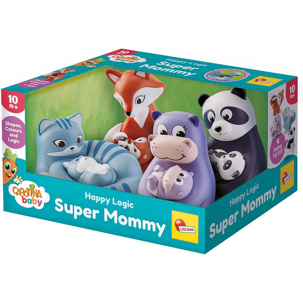 Carotina Baby: Super Mommy animali e i loro piccoli gioco educativo - Lisciani immagine 1