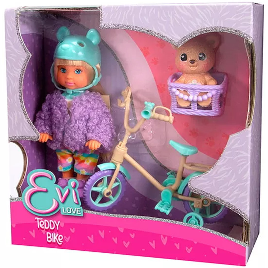Evi Love: Teddy Bike – Set di giochi per ciclisti - Simba Toys immagine 1