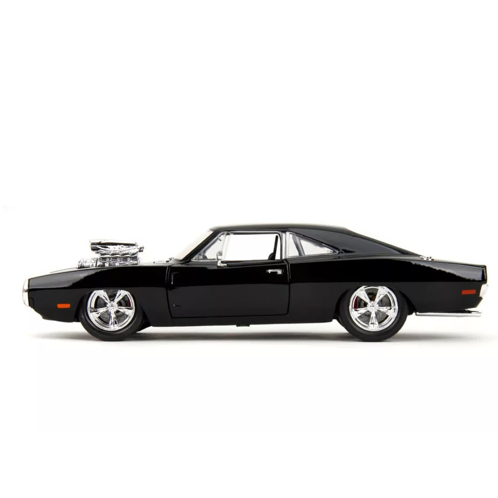 Fast & Furious: Modello auto in metallo 1/24 Dodge Charger 1970 con compressore - Jada Toys immagine 2