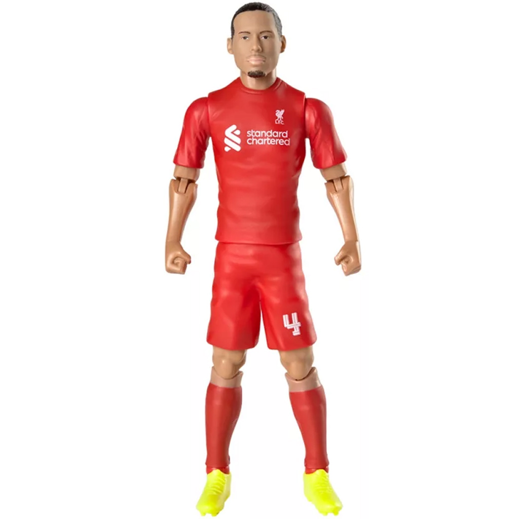 Figura d'azione calciatore, 20 cm - Liverpool, Van Dijk con maglia numero 4 immagine 2