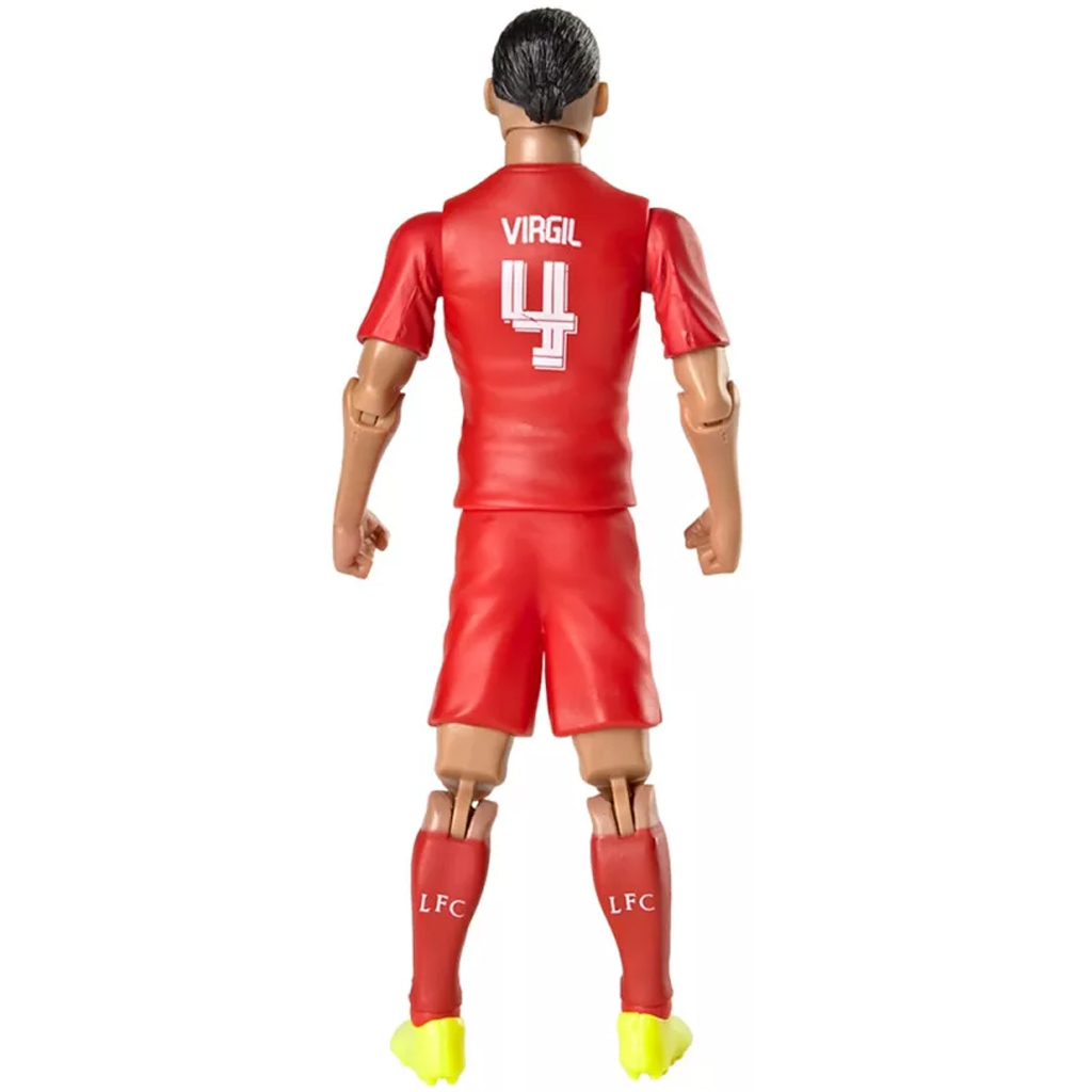 Figura d'azione calciatore, 20 cm - Liverpool, Van Dijk con maglia numero 4 immagine 3