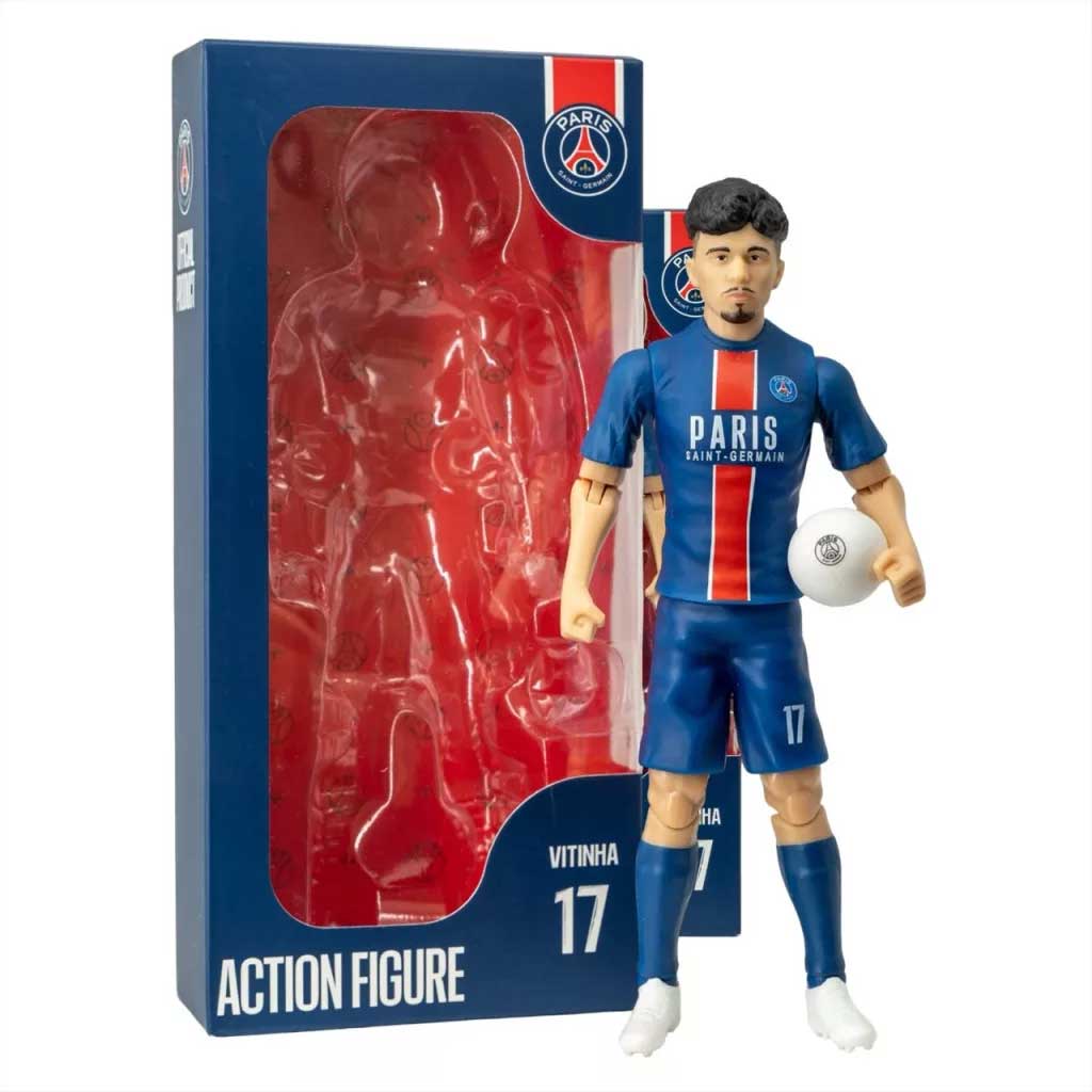 Figura d'azione calciatore, 20 cm - PSG, Vitinha con maglia numero 17 immagine 1