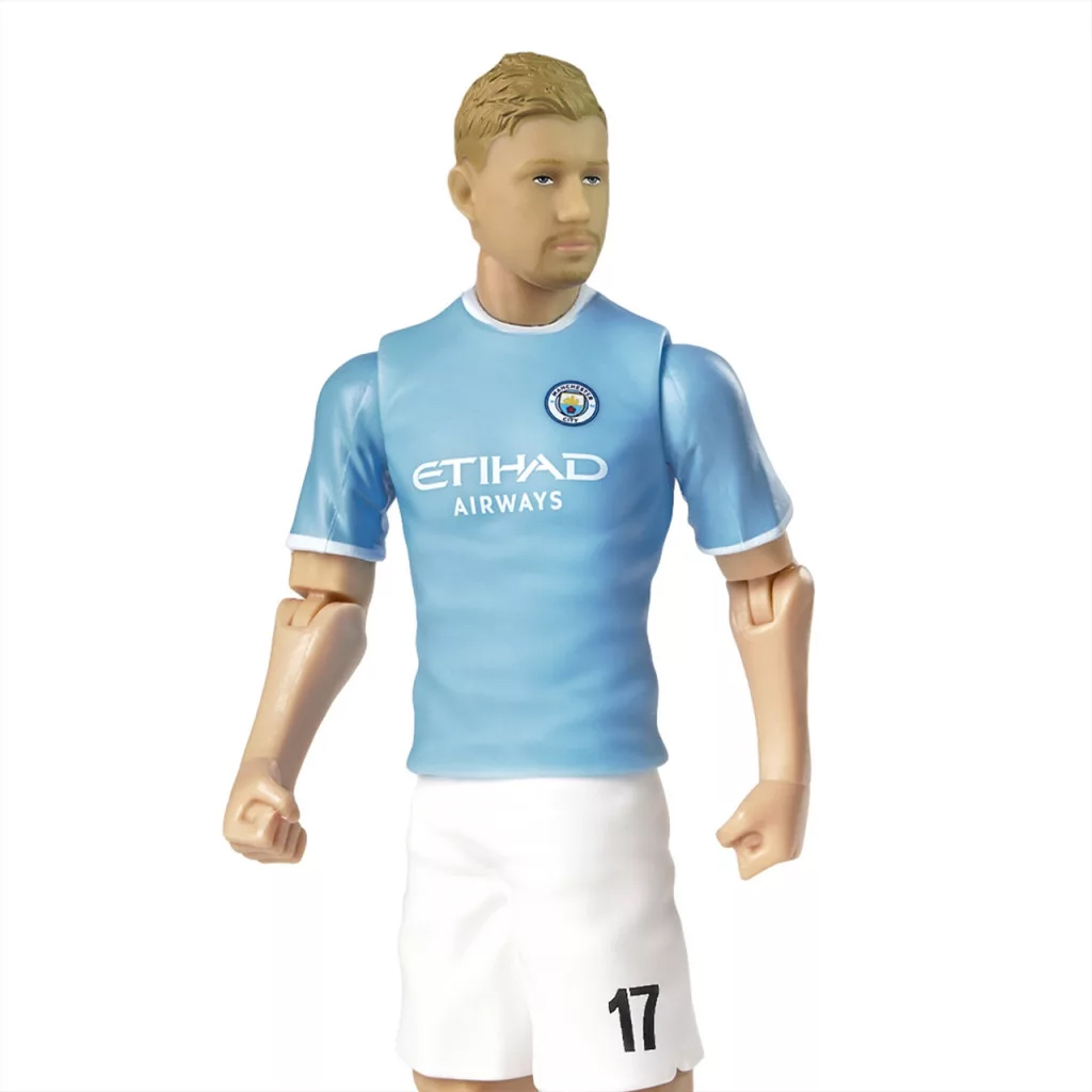 Giocatore d'azione, 20 cm - Manchester City, con maglia numero 17 di De Bruyne immagine 4