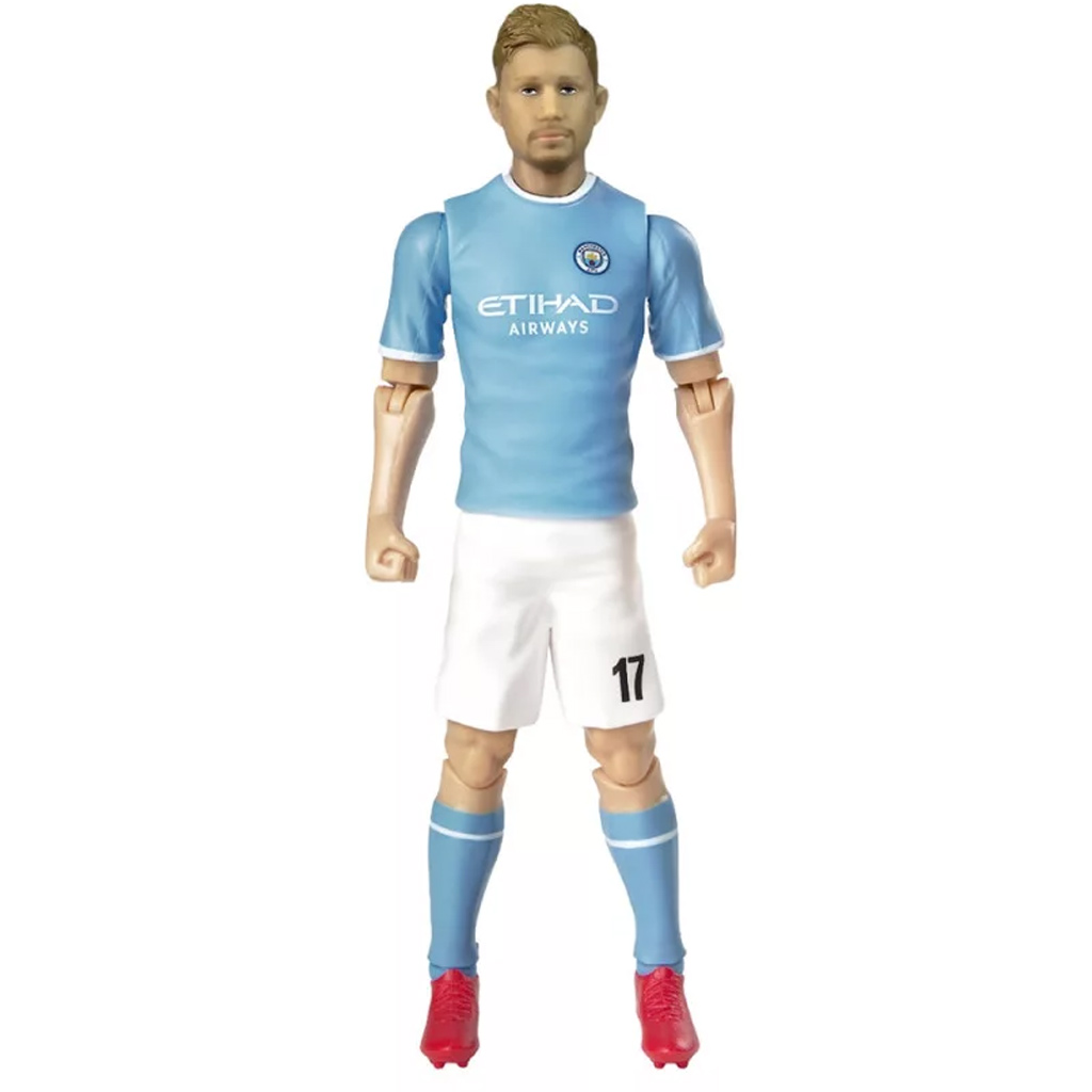 Giocatore d'azione, 20 cm - Manchester City, con maglia numero 17 di De Bruyne immagine 1