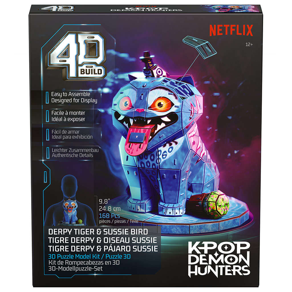 K-Pop Cacciatori di Demoni – Derpy tigre e Sussie uccello puzzle 4D - Spin Master immagine 7