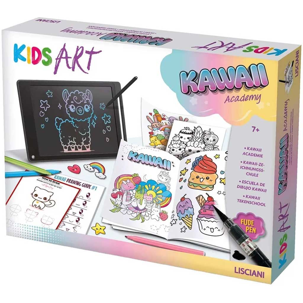 Kids Art: Kawaii Academy libro da colorare creativo - Lisciani immagine 1