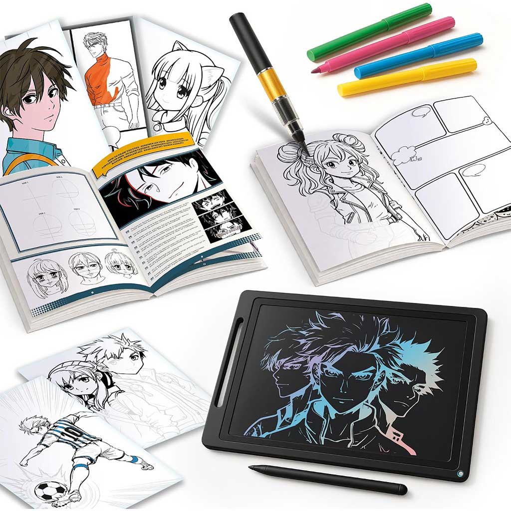 Kids Art: Manga Academy libro da colorare creativo - Lisciani immagine 2