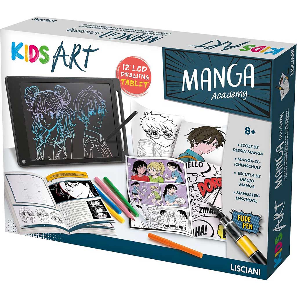Kids Art: Manga Academy libro da colorare creativo - Lisciani immagine 1