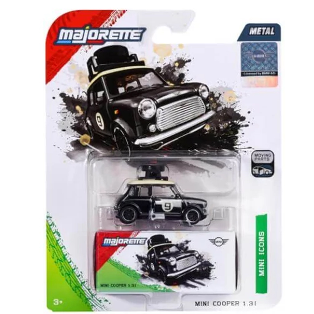 Majorette: Modello di auto deluxe - Mini Cooper 1.3i - nero - Simba Toys immagine 1