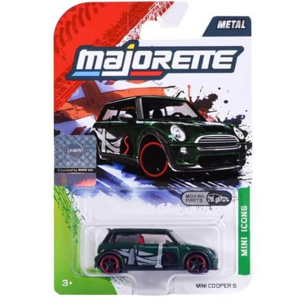 Majorette: Modello di auto premium - Mini John Cooper S - verde - Simba Toys immagine 1