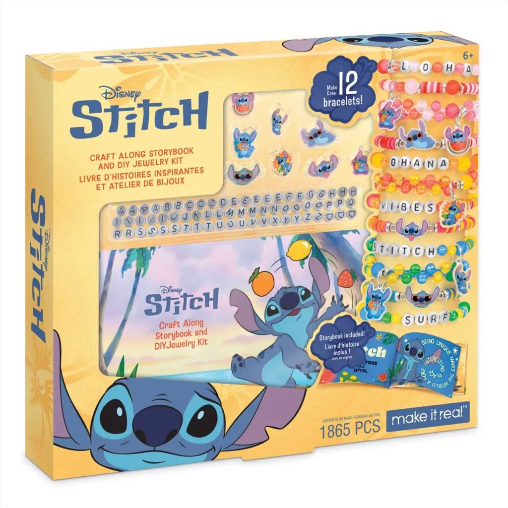 Make it Real: Stitch set per la creazione di braccialetti con libro di fiabe immagine 1