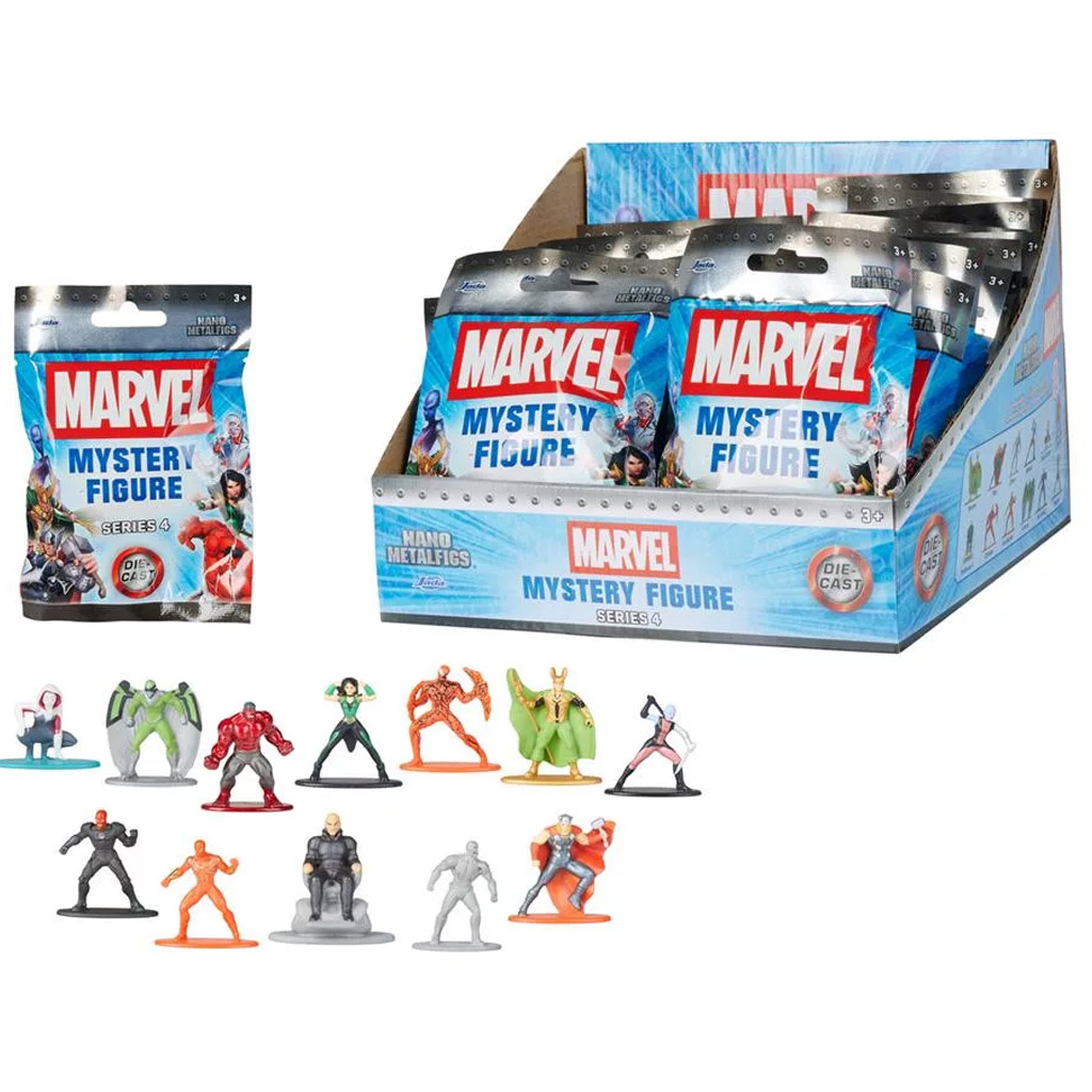 Marvel: Nano Metalfigs figura metallica a sorpresa, assortita, 1 pz - Jada Toys immagine 1
