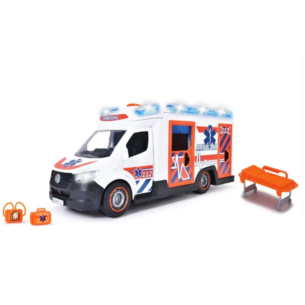 Mercedes-Benz Sprinter Ambulanza auto con luce e suono 35cm - Dickie Toys immagine 2