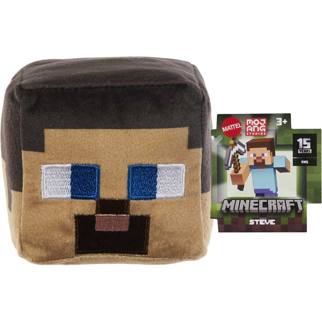 Minecraft Blocks peluche figura - Steve figura - Mattel immagine 1