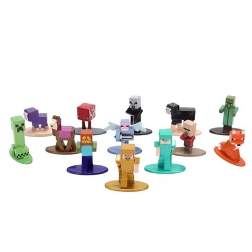 Minecraft: Nano Metalfigs figura metallica sorpresa, assortita, 1 pz - Jada Toys immagine 2