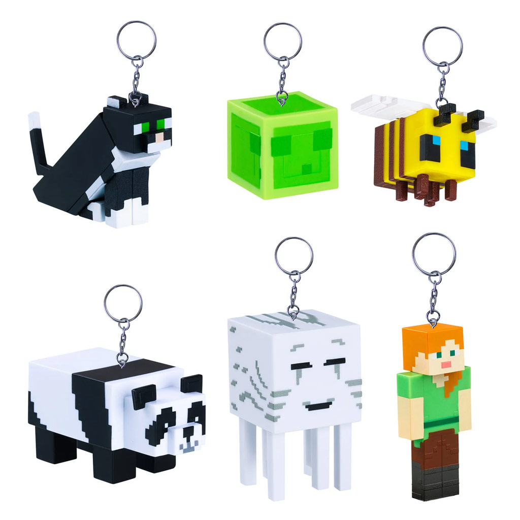 Minecraft portachiavi figura sorpresa assortita - 1pz immagine 2