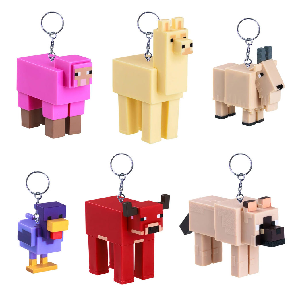 Minecraft portachiavi figura sorpresa assortita - 1pz immagine 3