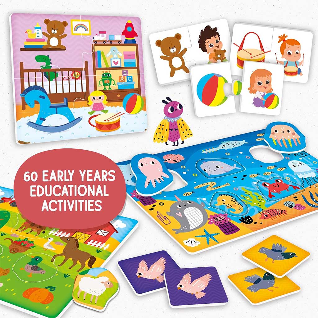 Montessori Baby: Collezione di giochi con 60 giochi per lo sviluppo delle abilità - Lisciani immagine 2