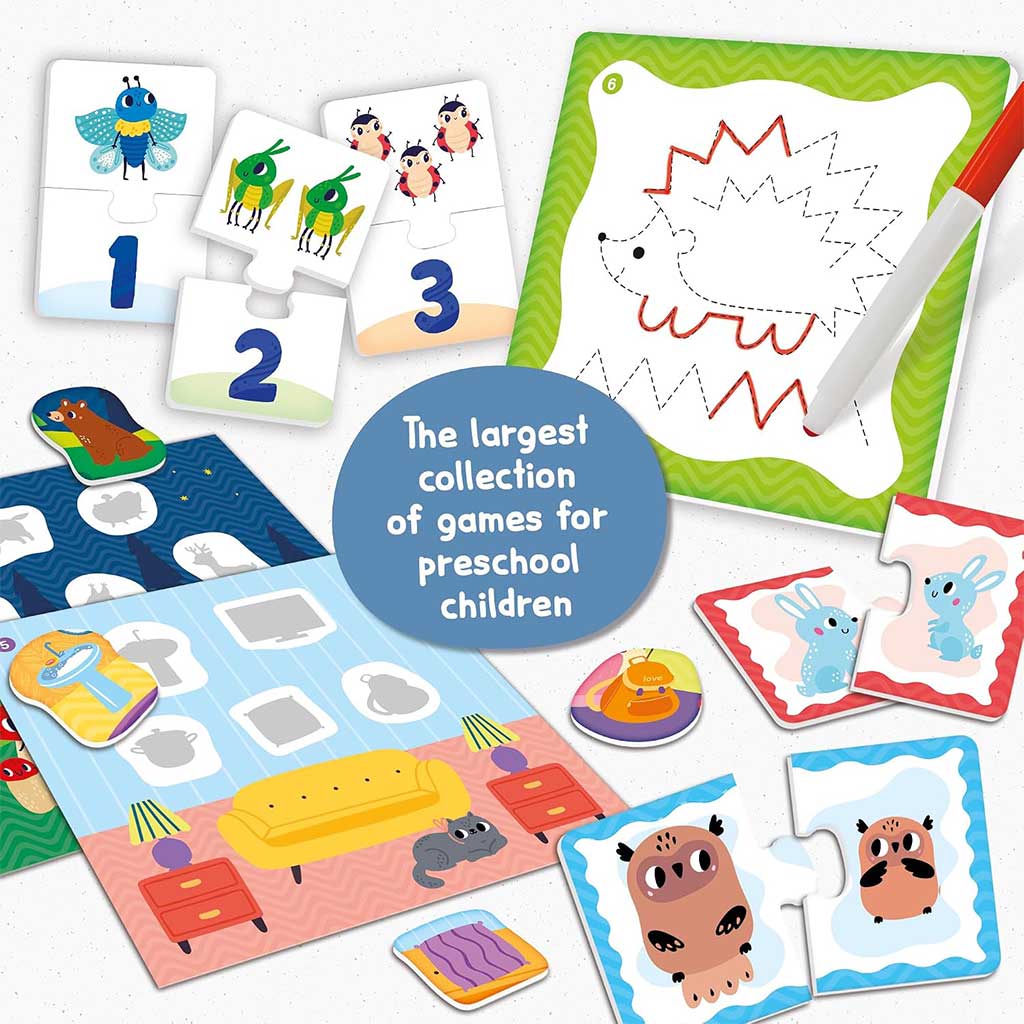 Montessori Baby: Collezione di giochi con 60 giochi per lo sviluppo delle abilità - Lisciani immagine 3