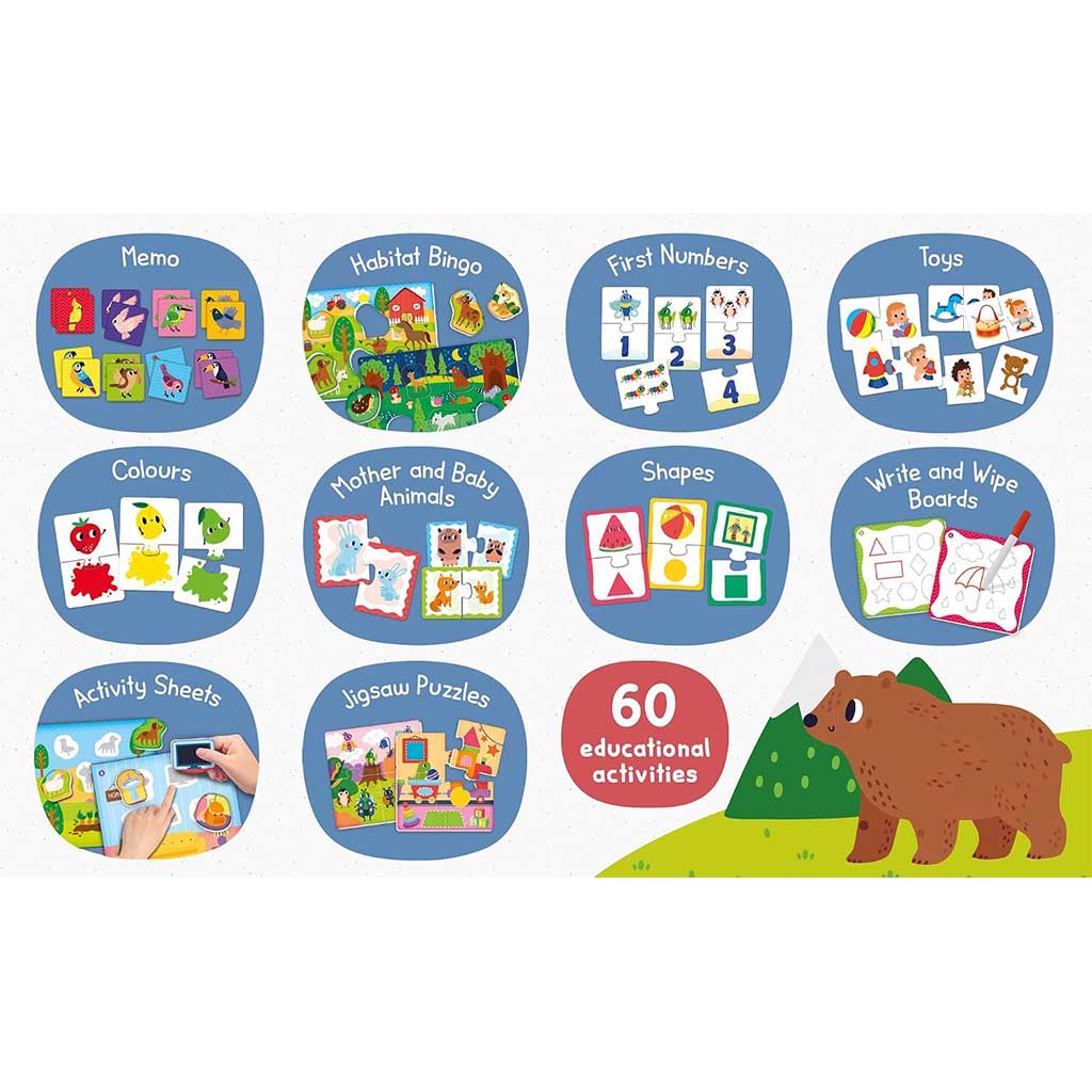 Montessori Baby: Collezione di giochi con 60 giochi per lo sviluppo delle abilità - Lisciani immagine 4