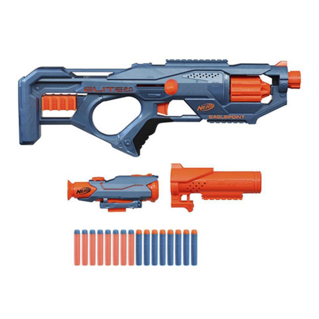 Nerf Elite 2.0 Eaglepoint RD-8 fucile a dardi in schiuma con 16 proiettili - Hasbro immagine 3