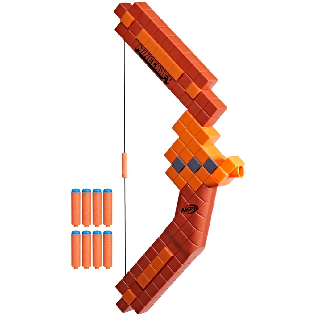Nerf: Minecraft arco a siringa - Hasbro immagine 2