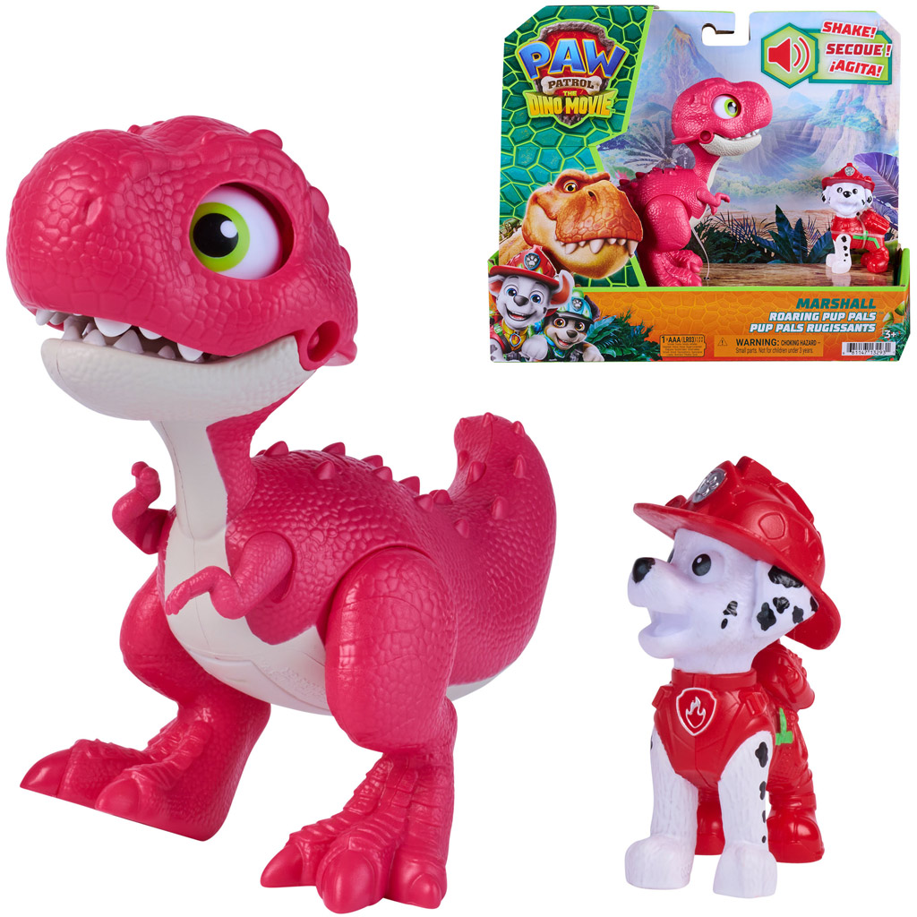 Paw Patrol Il Film dei Dinosauri: Marshall con Figurina - Spin Master immagine 1