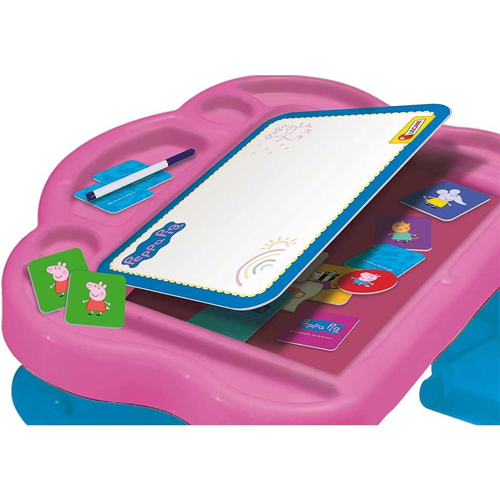 Peppa Pig Super Desk tavolo interattivo per lo sviluppo delle abilità - Lisciani immagine 2
