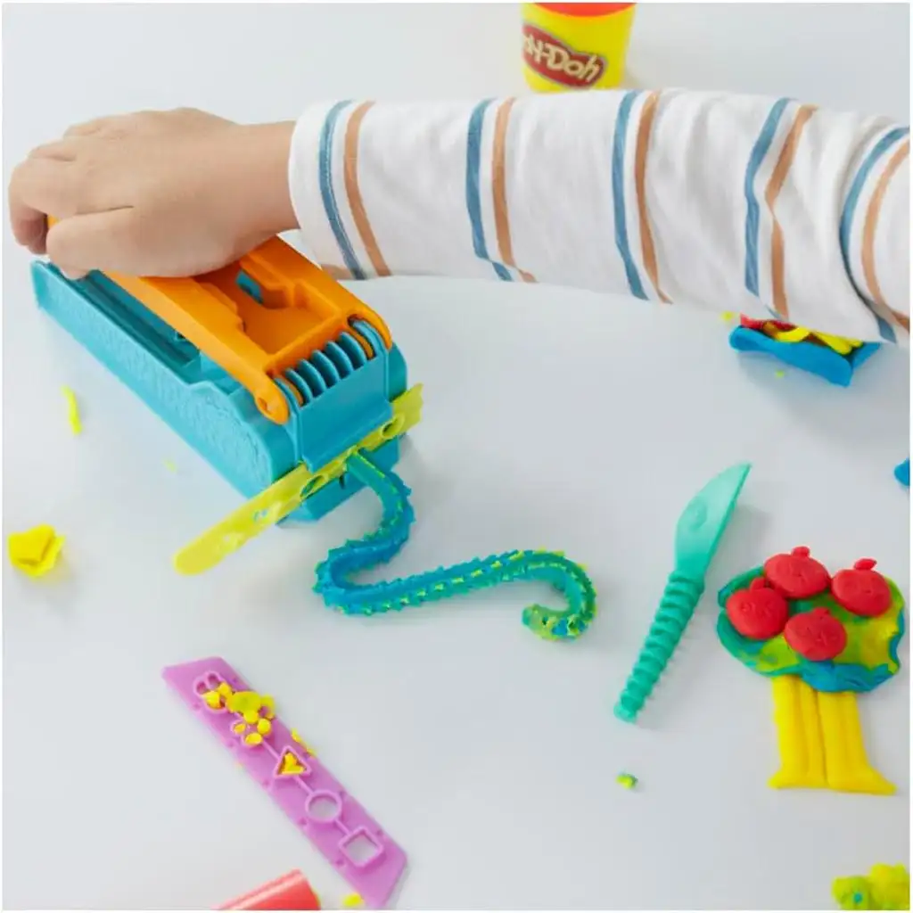 Play-Doh: Set di partenza Fun Factory con 3 barattoli di plastilina da 170g immagine 3