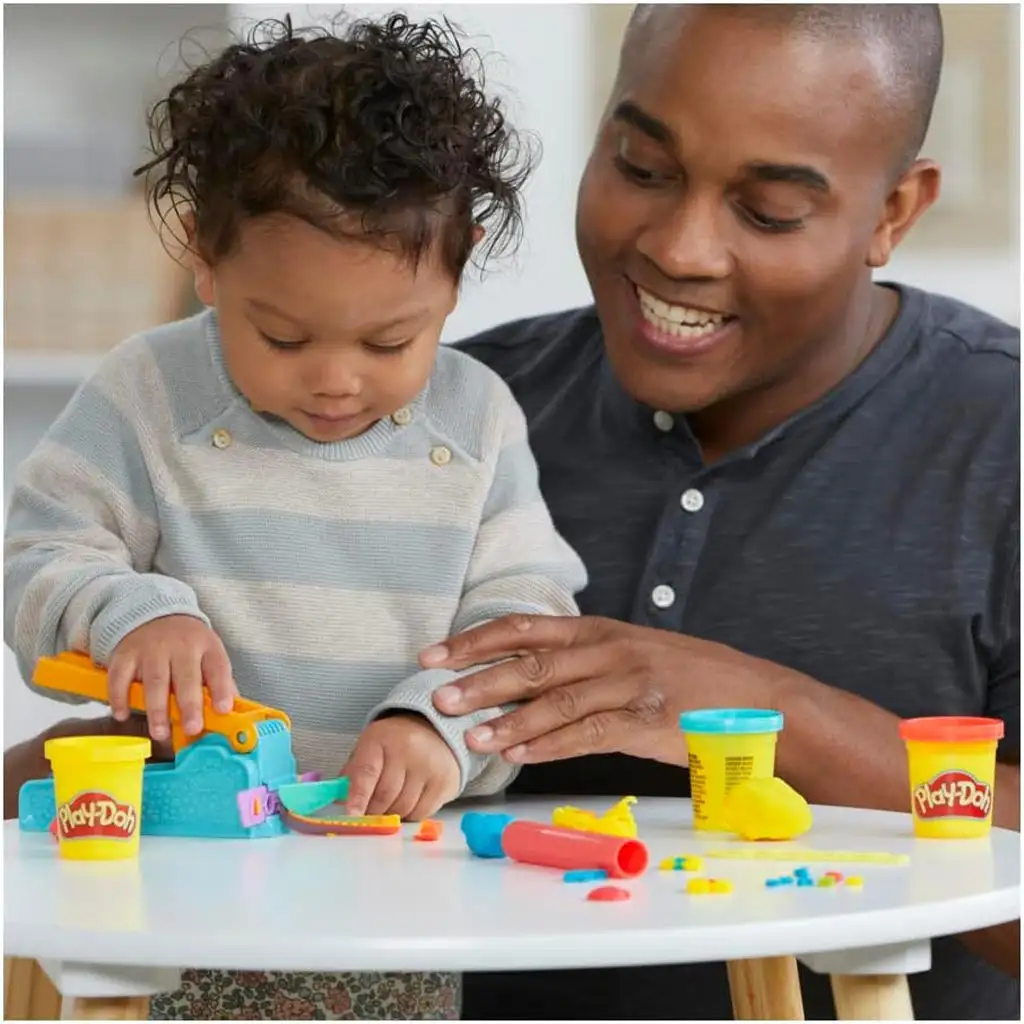 Play-Doh: Set di partenza Fun Factory con 3 barattoli di plastilina da 170g immagine 4