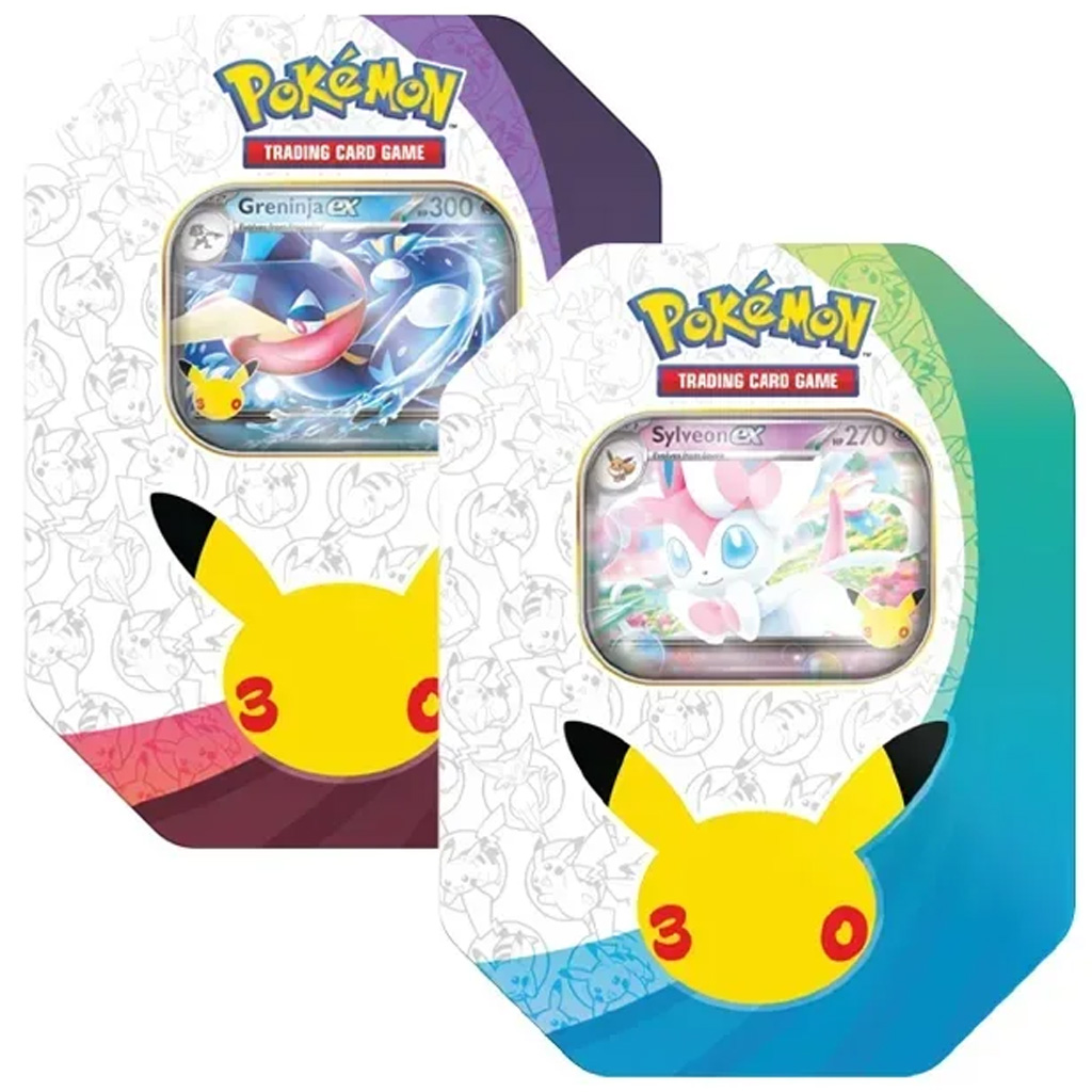 Pokémon TCG: 30° Anniversario ex scatola di metallo – Greninja ex con carta promozionale immagine 2