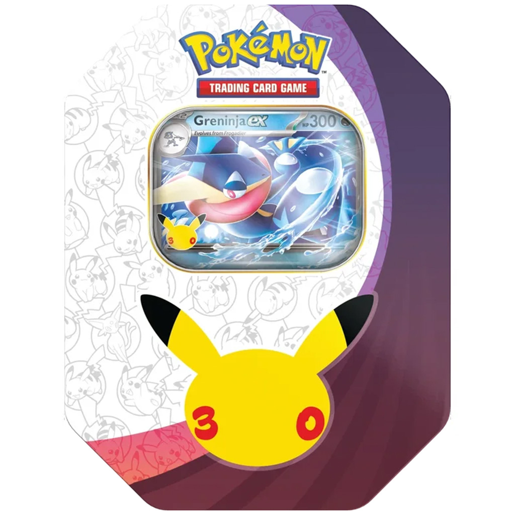 Pokémon TCG: 30° Anniversario ex scatola di metallo – Greninja ex con carta promozionale immagine 3