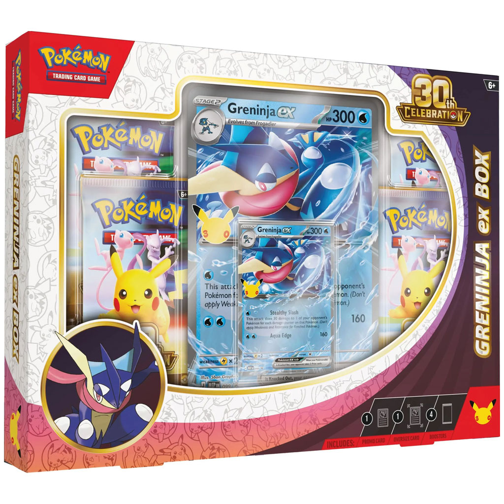 Pokémon TCG: 30° Celebrazione – Scatola Greninja ex immagine 1